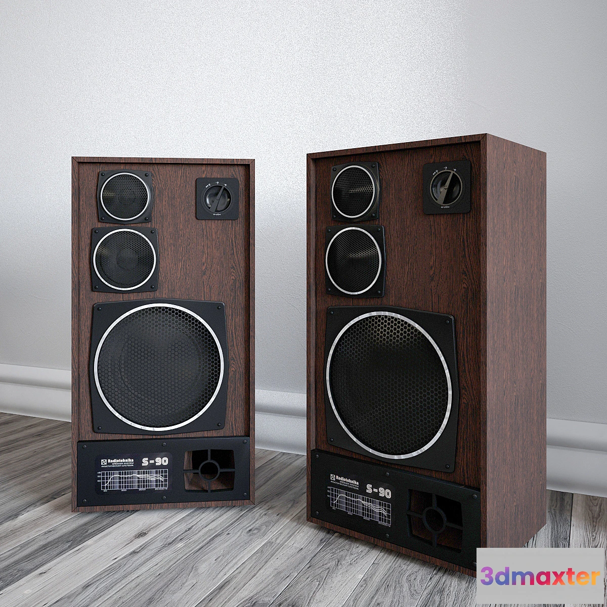 1437740 - Speaker System “S-90” 3D Max