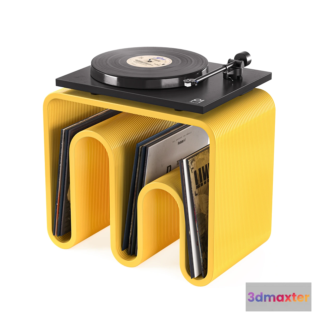 1443830 - Vinyl turntable Rega Planar1 Black 3D Max