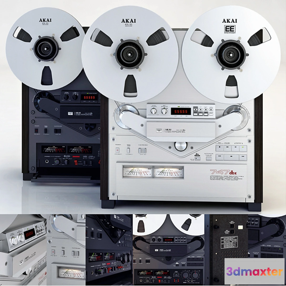 1448808 - AKAI GX-747dbx 3D Max