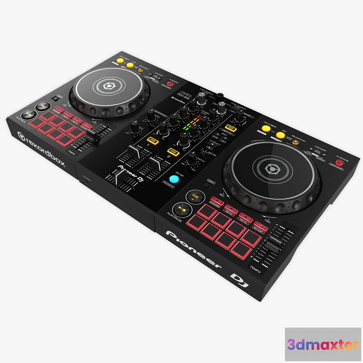 1466874 - DJ Controller DDJ-400 3D Max