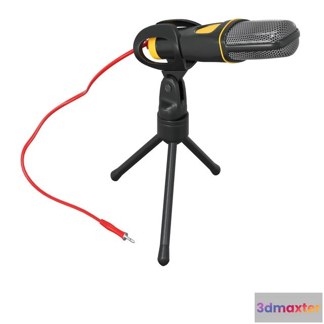 1538048 - Microphone 001 3D Max