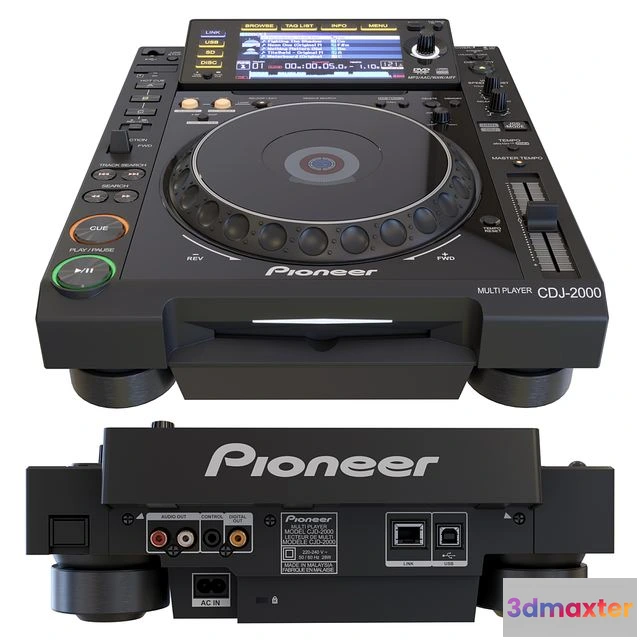 1538642 - Pioneer CDJ-2000 3D Max