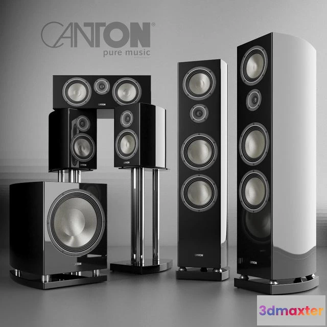 1540209 - Hi-Fi speaker set Canton Vento 3D Max
