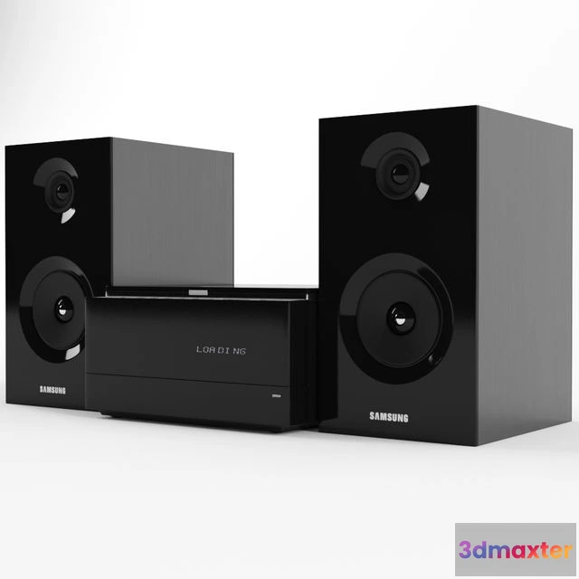 1543075 - Music center Samsung MM-E430D hi fi system 3D Max