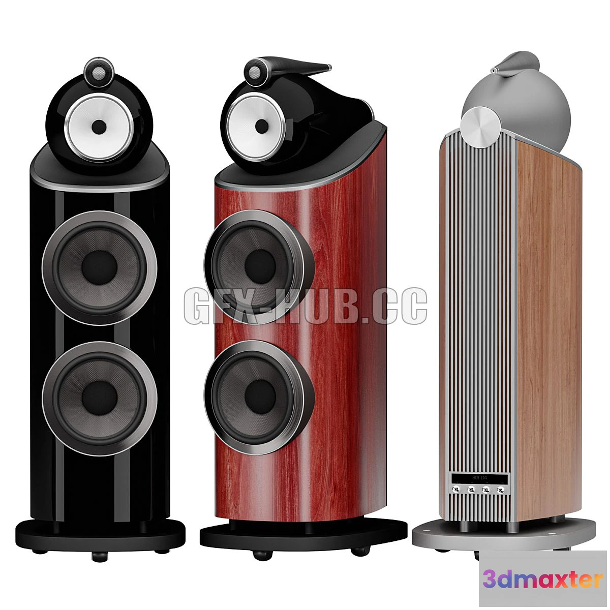 1546555 - 801 D4 Tower Speaker 3D Max