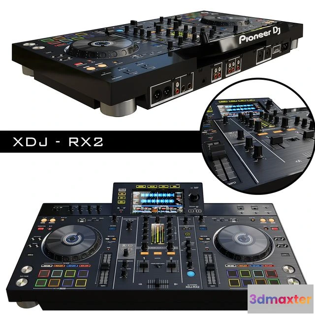 1551163 - DJ-SYSTEM PIONEER XDJ-RX2 3D Max