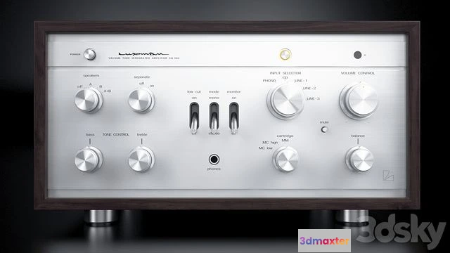 1557601 - Luxman SQ-38U Vacuum Tube Integrated Amplifier 3D Max