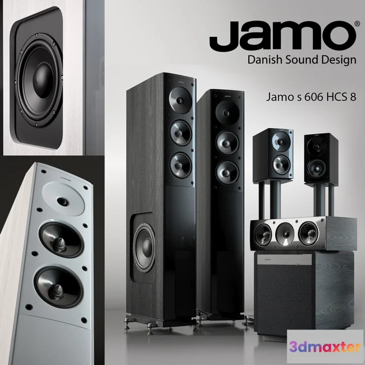 578712 - Speaker set Jamo S606 + 206 sub