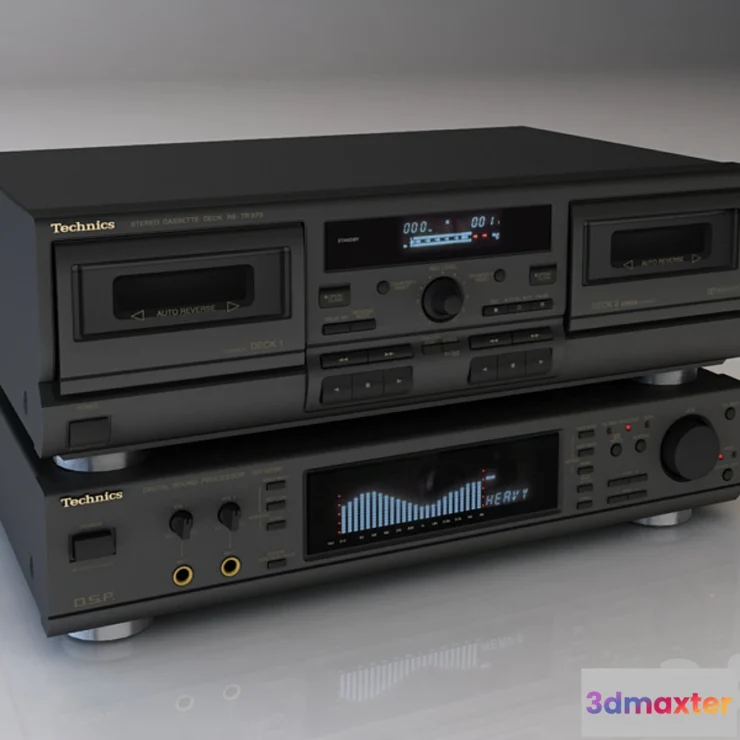 619843 - cassette deck and sound processor