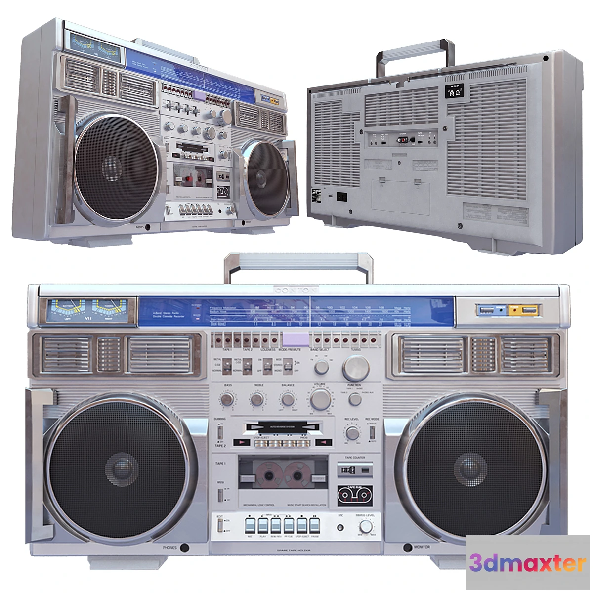 716754 - 3D Retro Boombox Conion C-100F - No.2