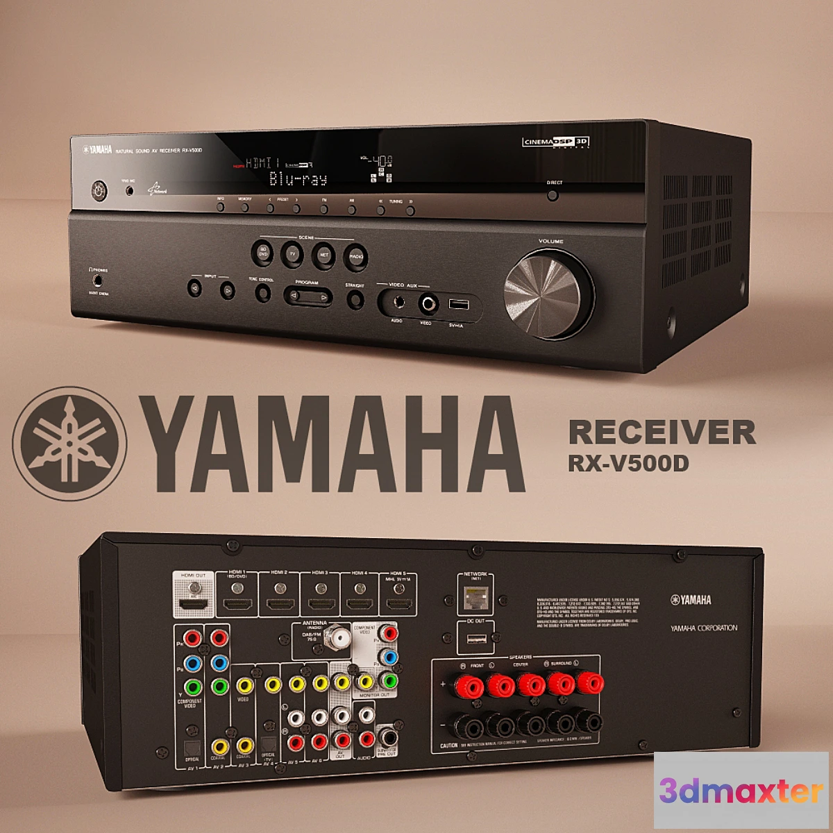 799846 - Receiver YAMAHA RX-V500D