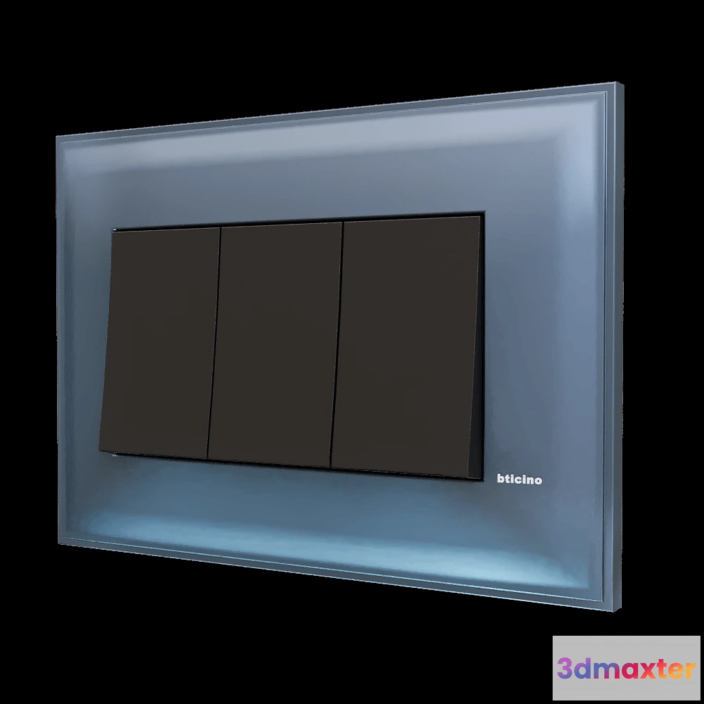 1668158 - Bticino - Classia 3 modules 3D Max