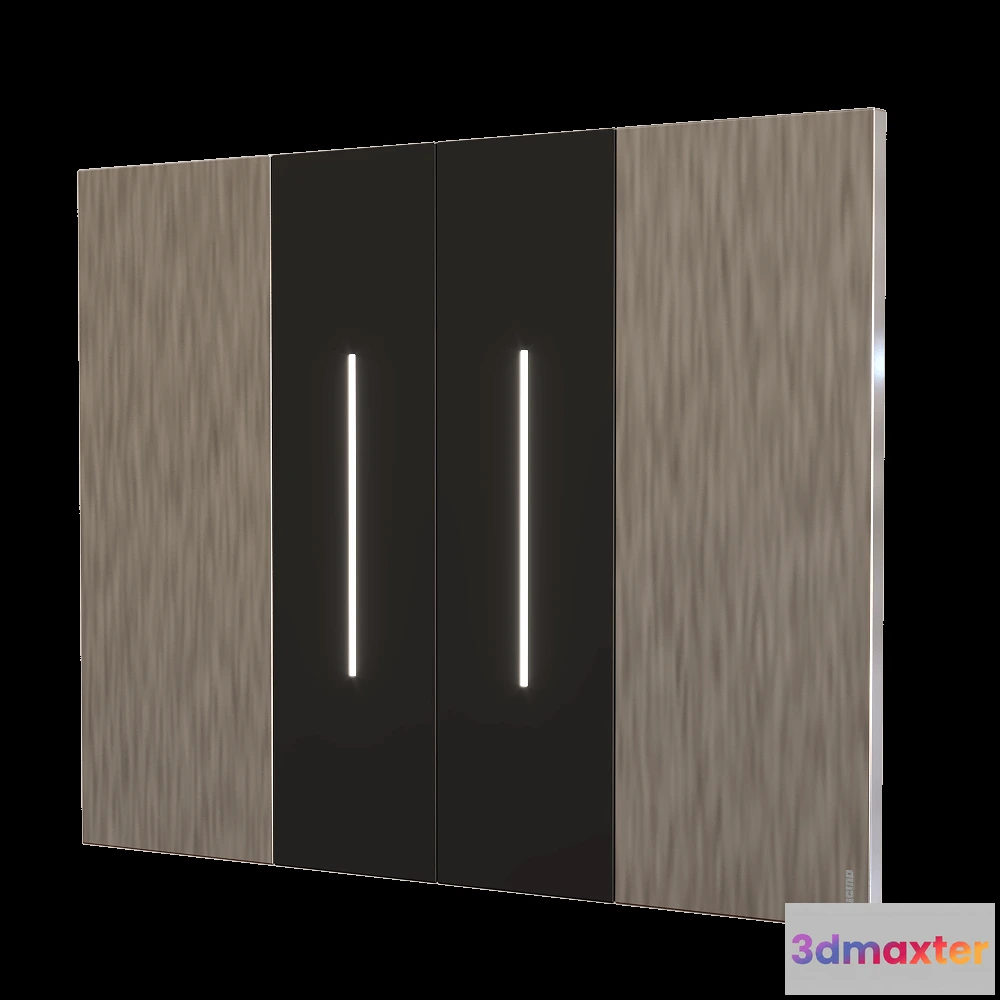 1668166 - Bticino - Living now 2 modules 3D Max