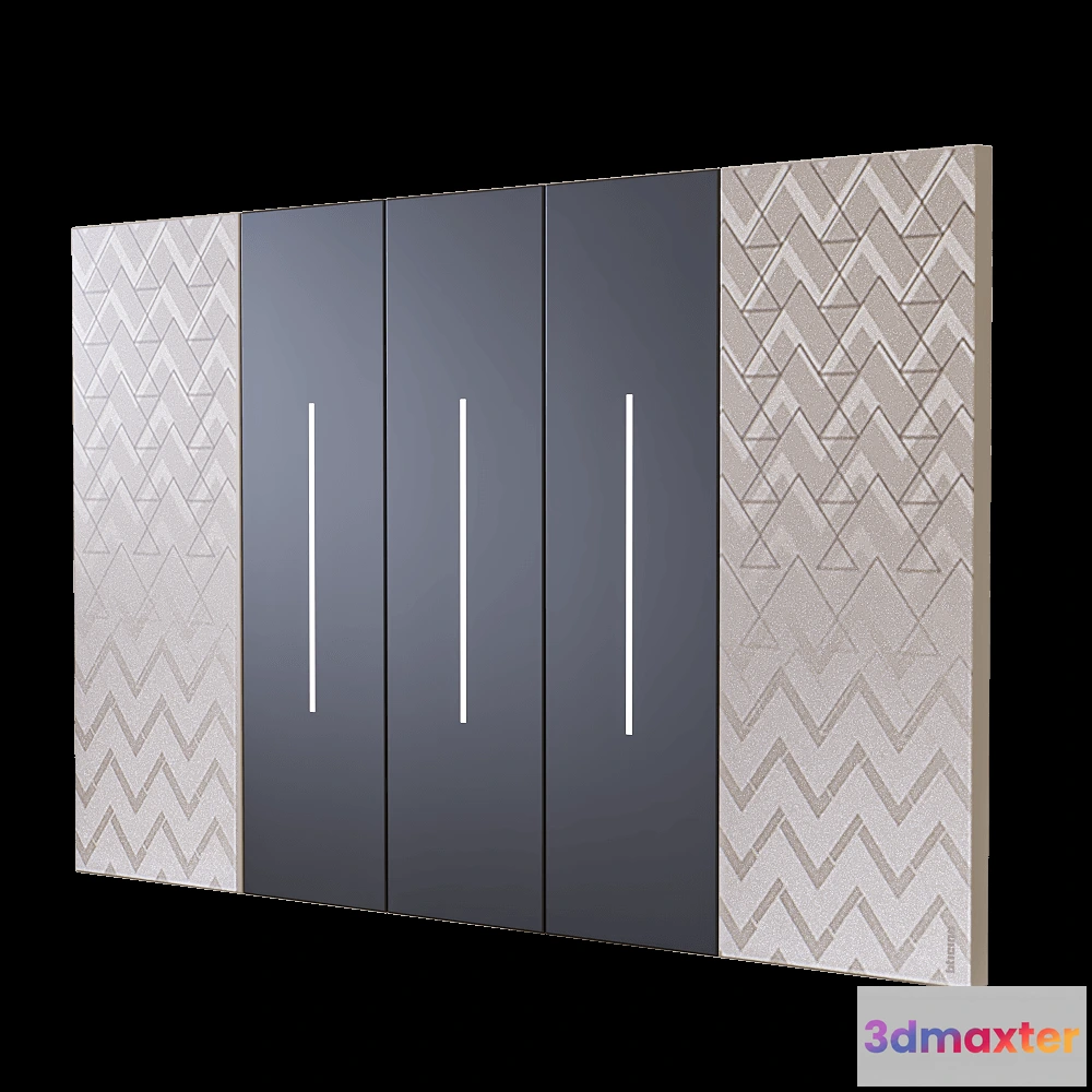 1668172 - Bticino - Living now 3 modules 3D Max