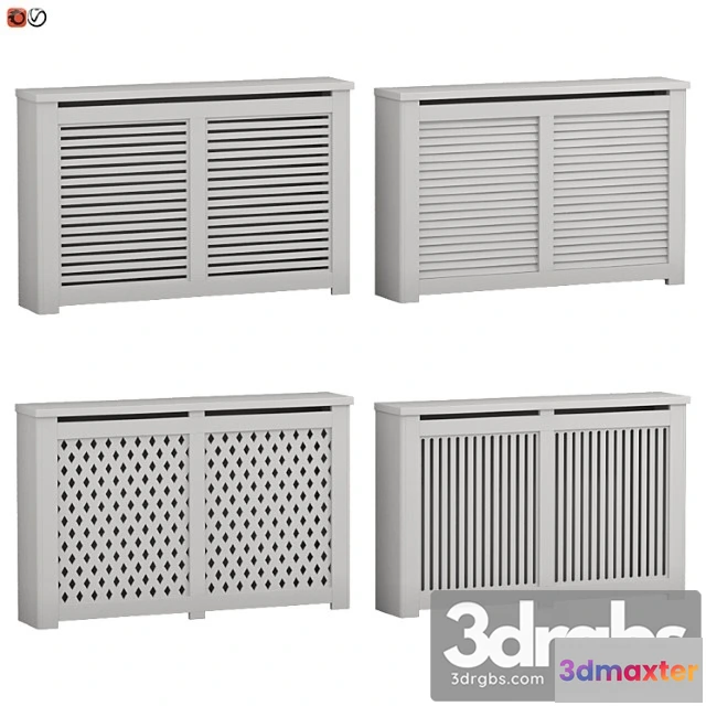 1065236 - Decorative radiator screen set 03
