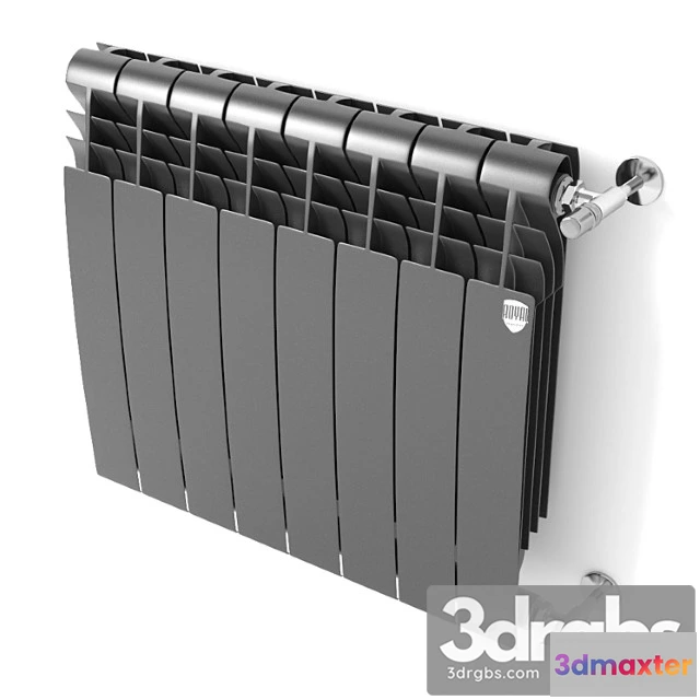 1065294 - Heating radiator biliner noir sable by royal thermo