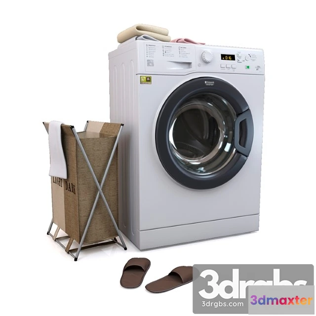 1065564 - Washing machine hotpoint-ariston vmsf 501 b