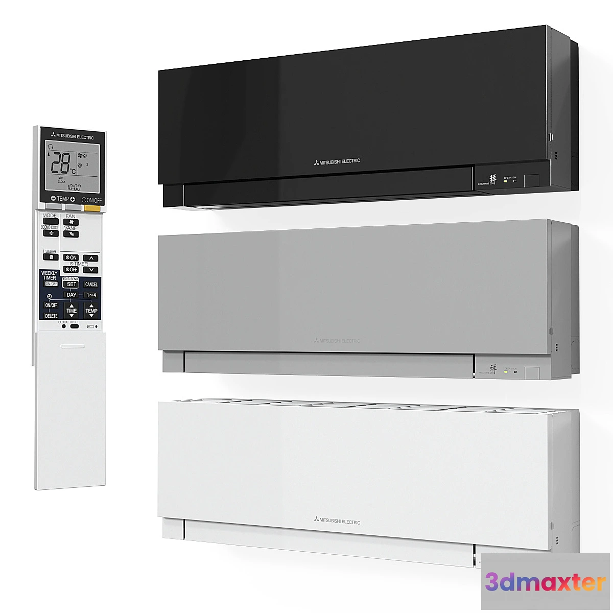 1294197 - Air conditioner Mitsubishi 3D Max