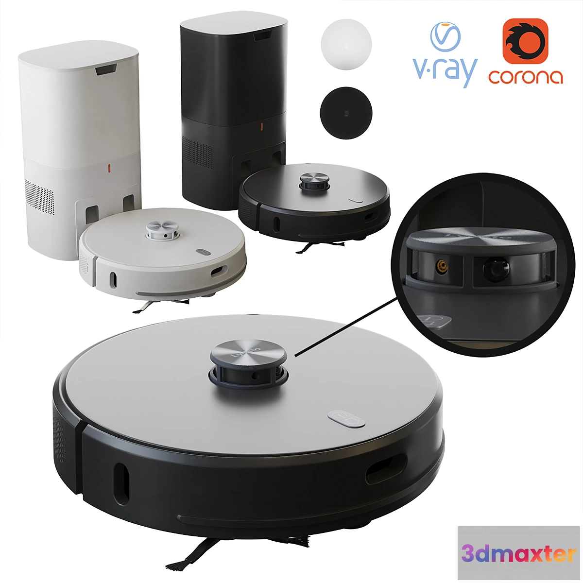 1305323 - Xiaomi Lydsto Robot Vacuum Cleaner 3D Max