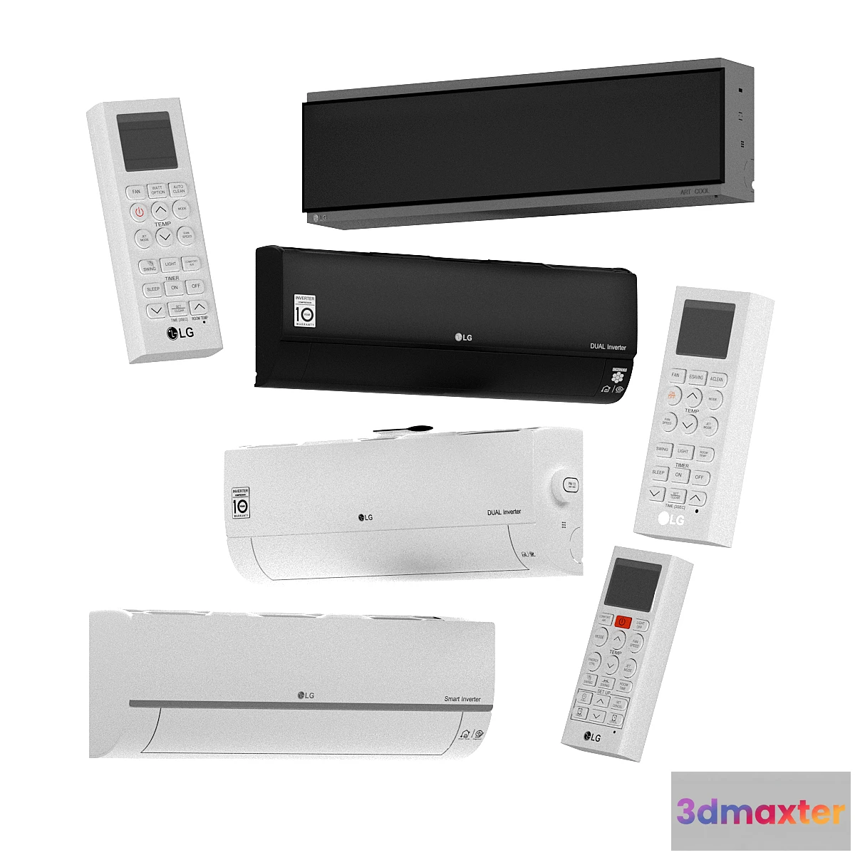 1311998 - LG air conditioning collection 3D Max