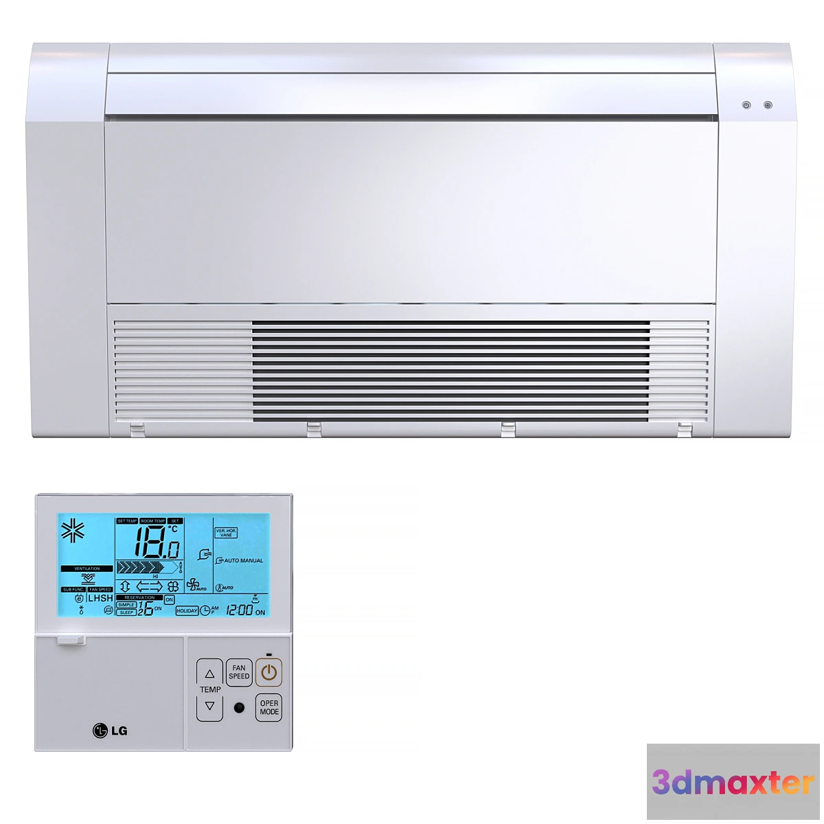 1326776 - Conditioner LG MT09AH NU1R0 3D Max