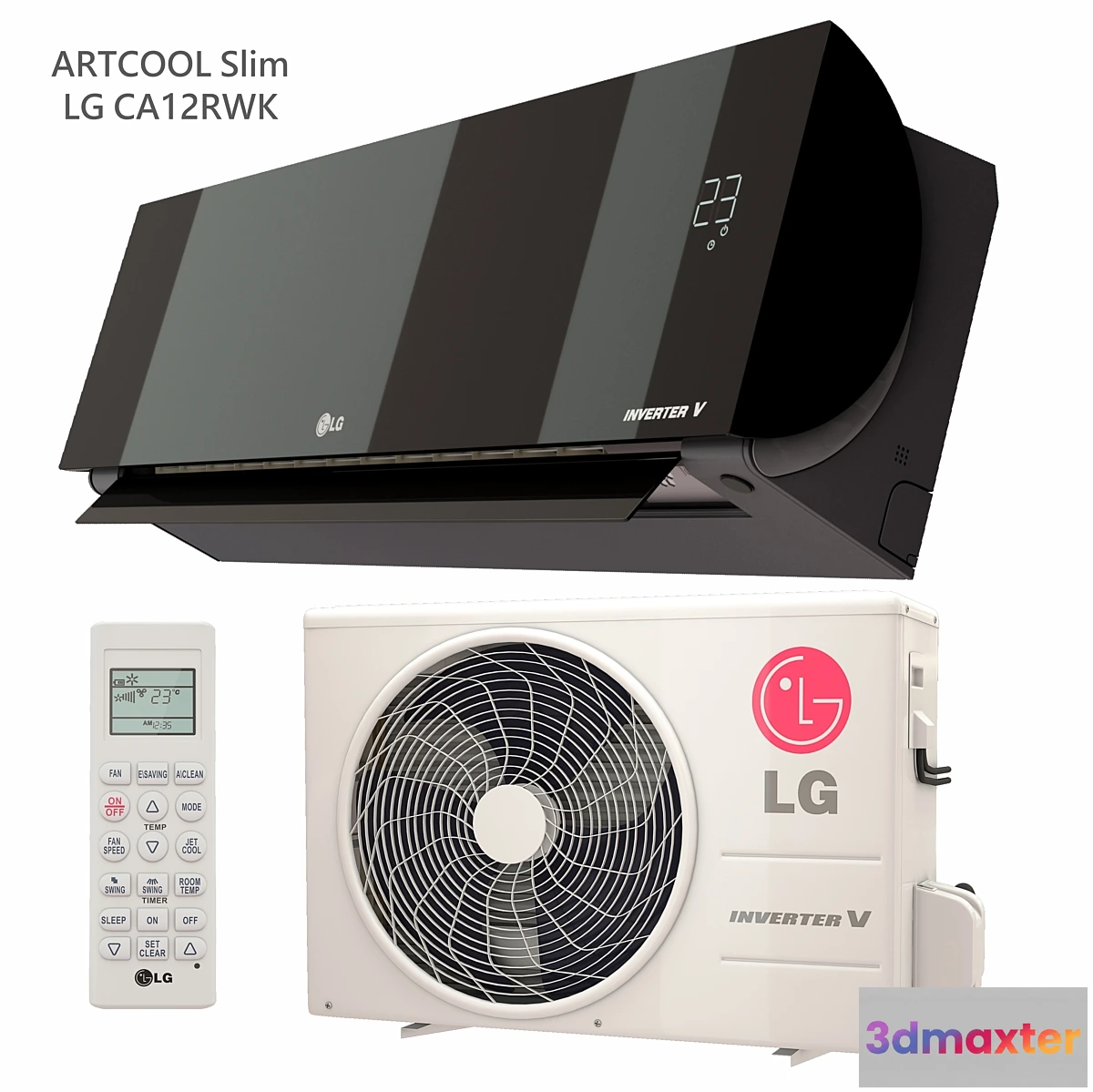 1338565 - Air conditioning ARTCOOL Slim LG CA12RWK 3D Max