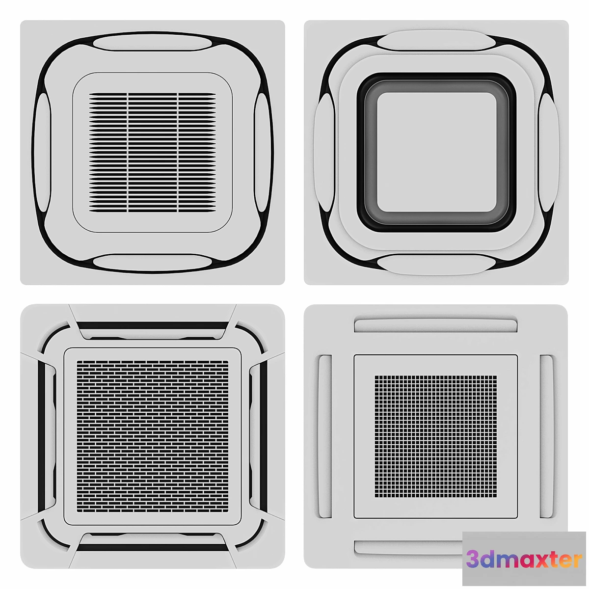 1344381 - Cassette conditioners 3D Max