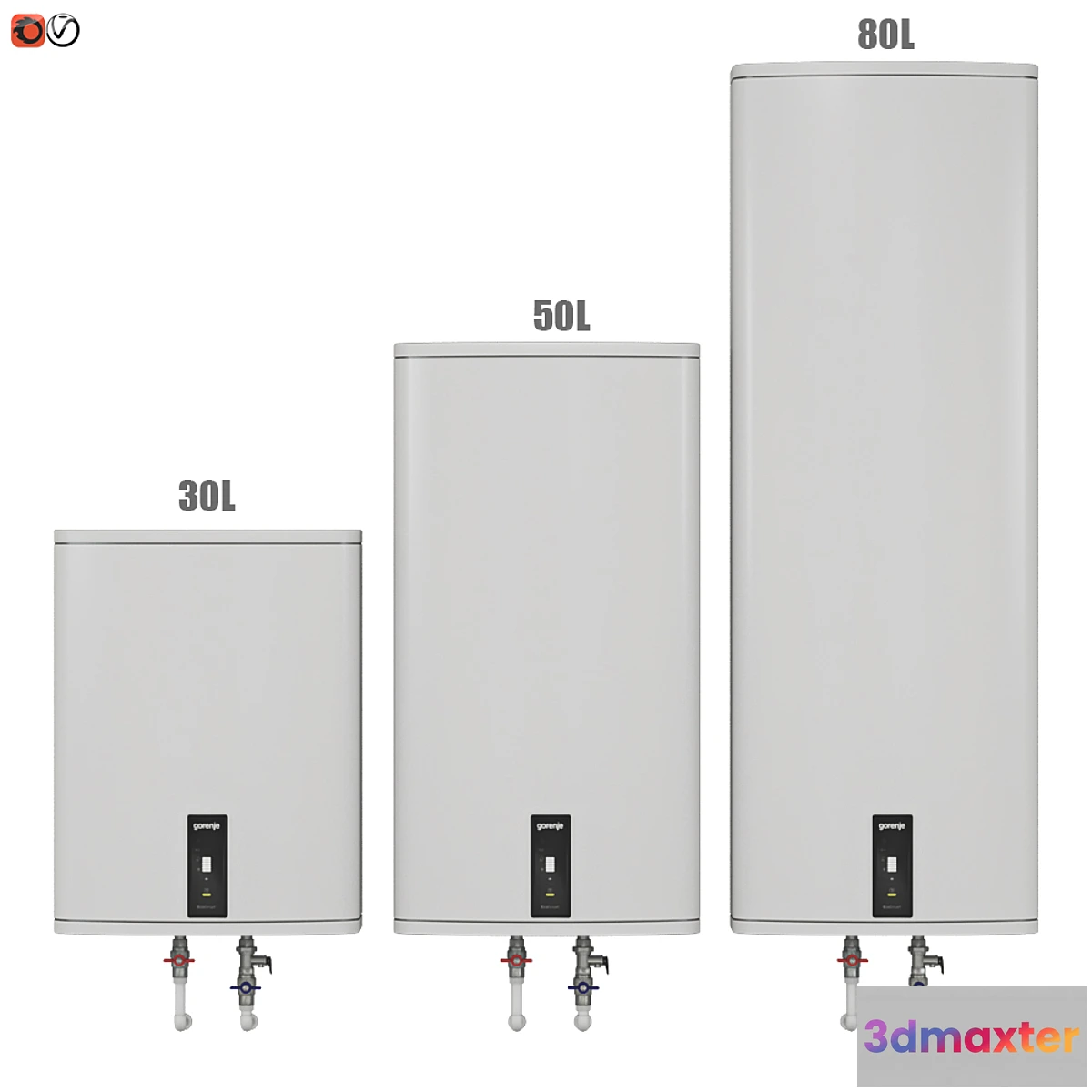 1352212 - Set Water heater Gorenje FTG 3D Max