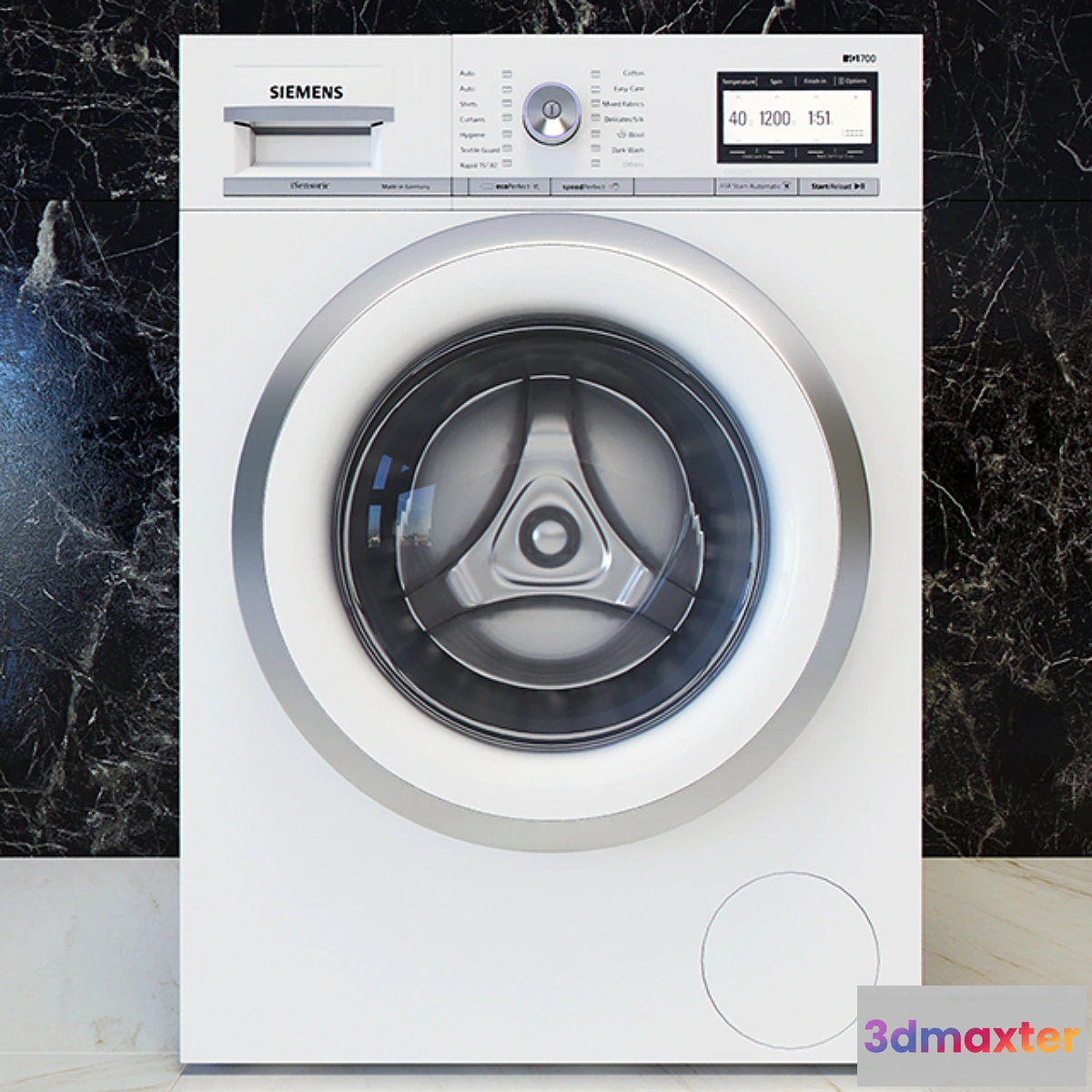 1392162 - Siemens IQ-700 Washing Machine 3D Max