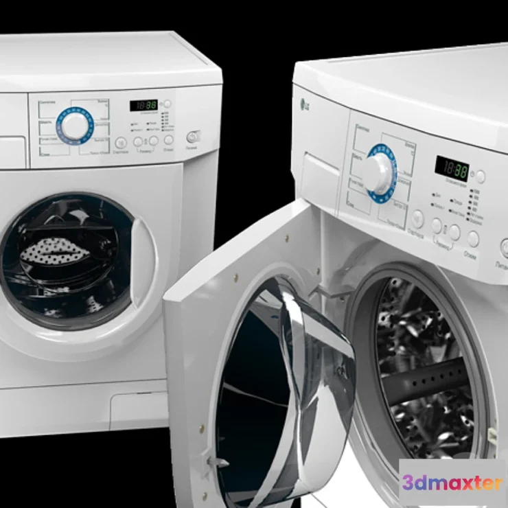 1392856 - LG WD-10180N washing machine 3D Max