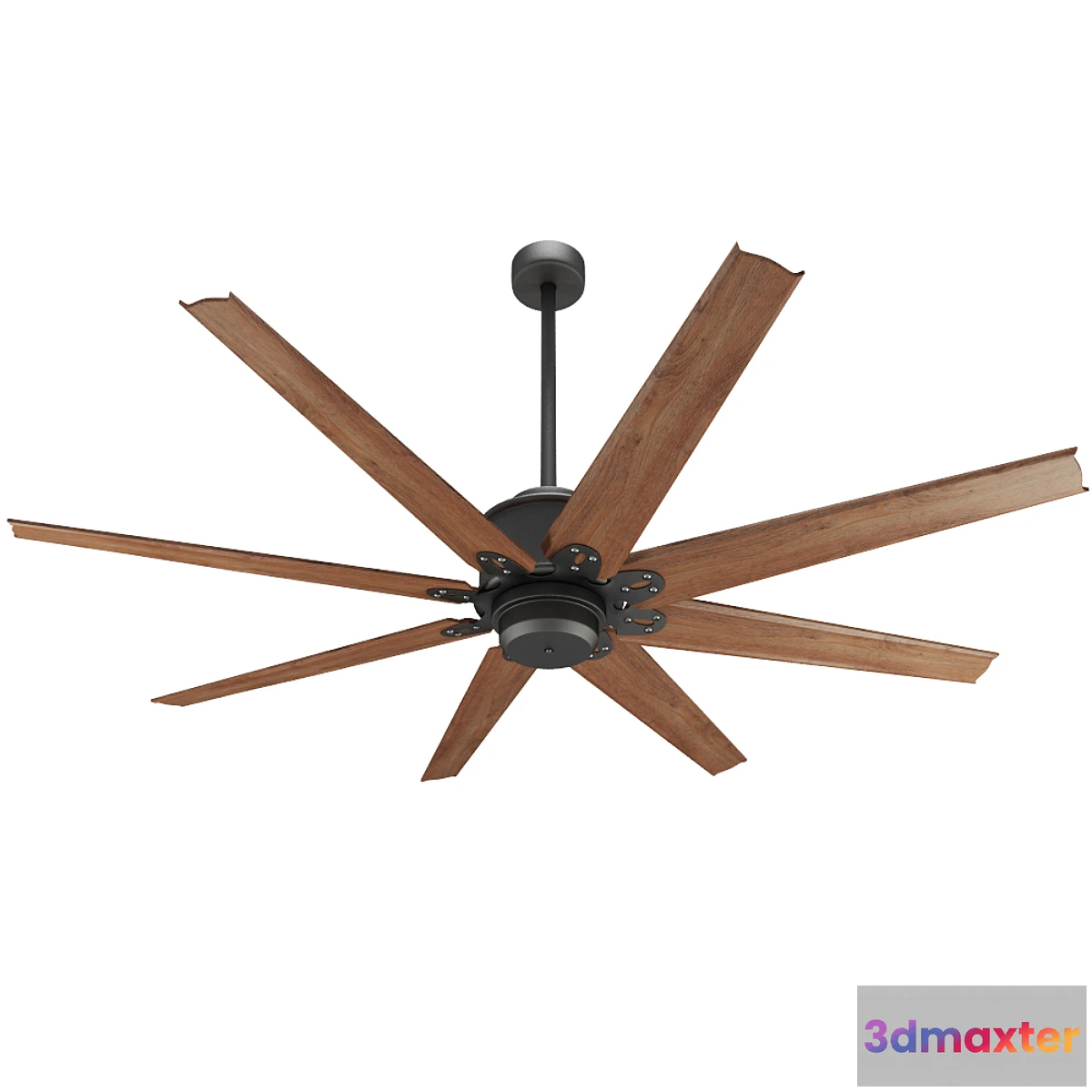 1399104 - Predator English Bronze Outdoor Ceiling Fan 3D Max