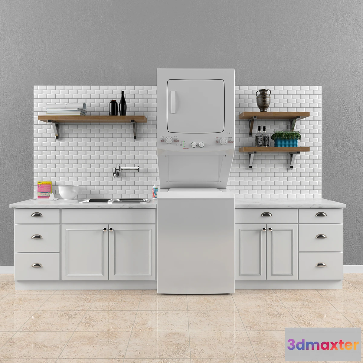 1407994 - Next Gen stacked laundry - Frigidaire 3D Max