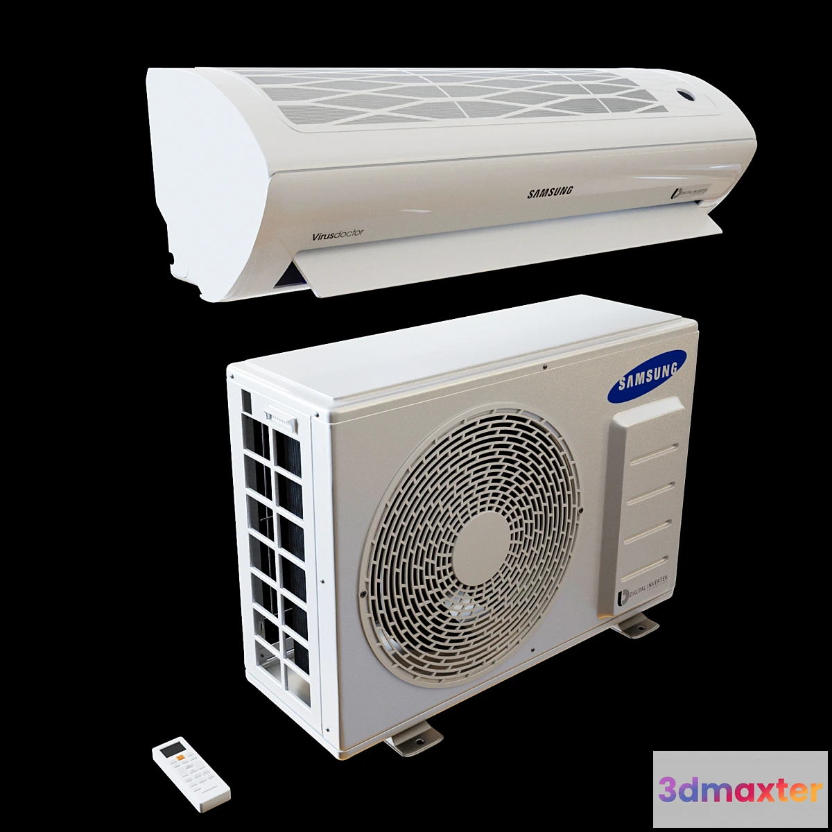 1418336 - Split system Samsung (conditioner) 3D Max