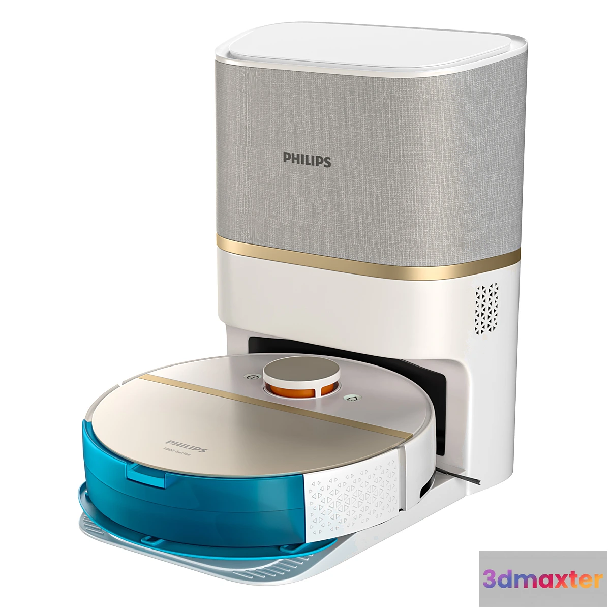 1420474 - Philips HomeRun 7000 Series Robot Vacuum - XU7100 3D Max