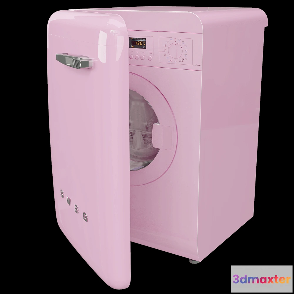 1667680 - Smeg - Washing Machine WMFABPK-2 3D Max