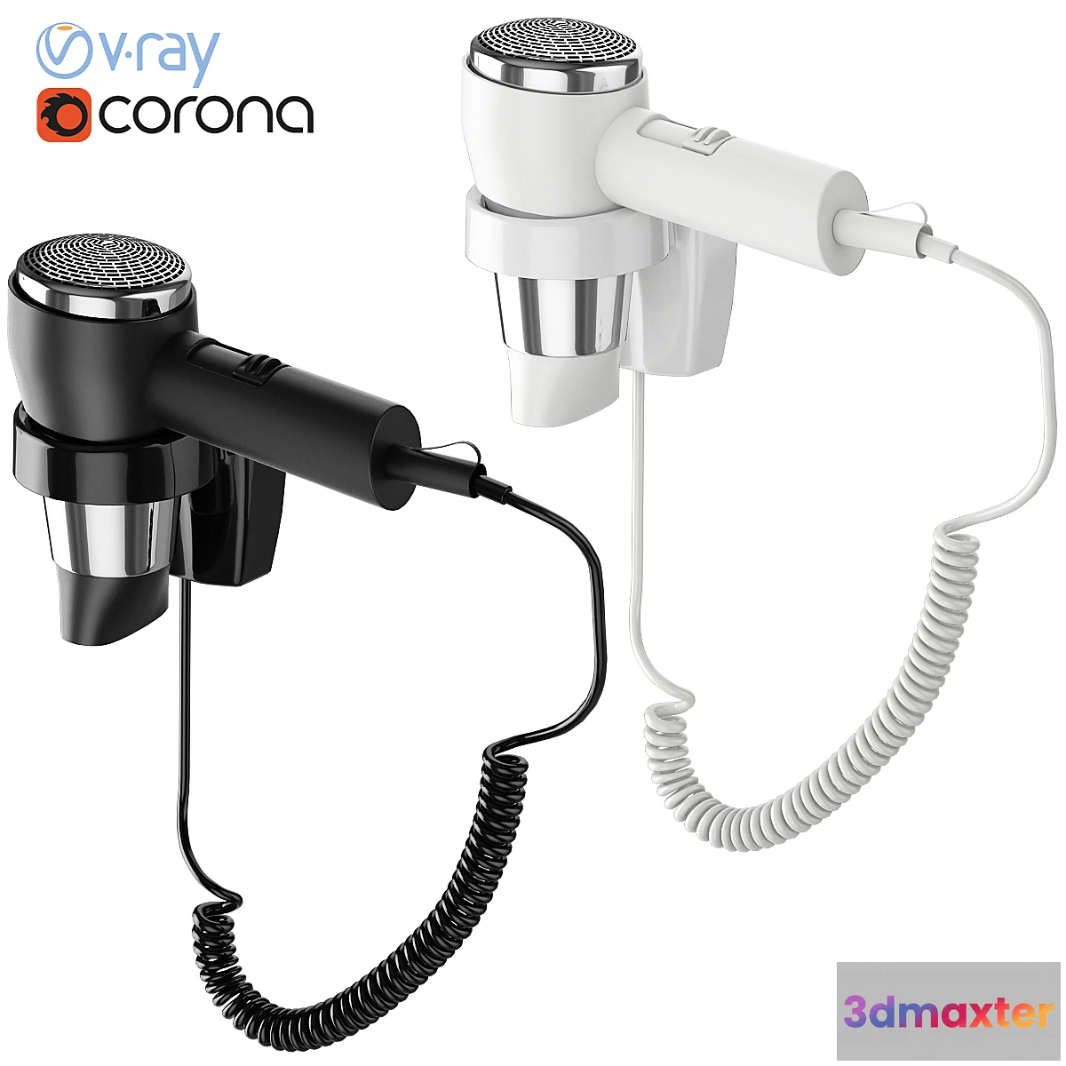 773399 - Hairdryer wall-mounted ODF