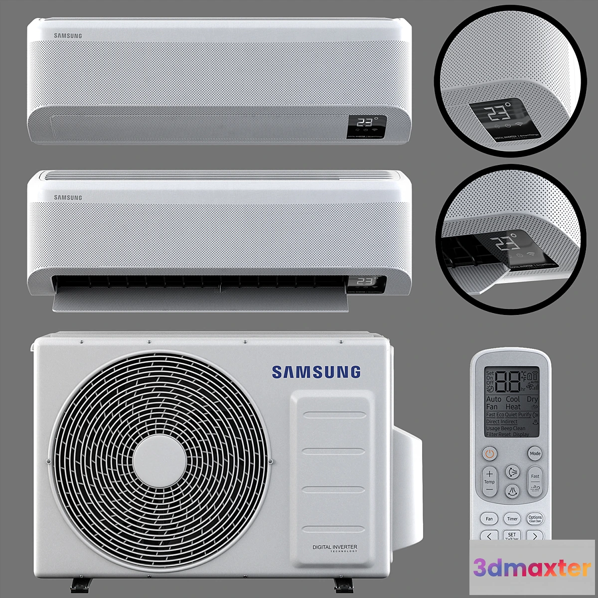 773407 - Air conditioner Samsung AR9500T Wind Free