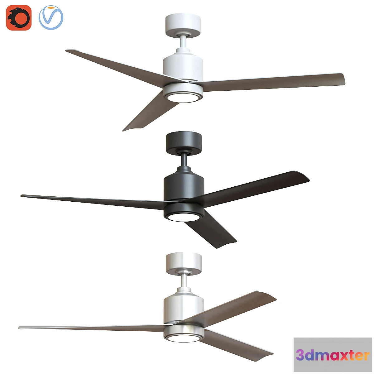 856275 - 54 “Lotus 3 Ceiling fan - No.3