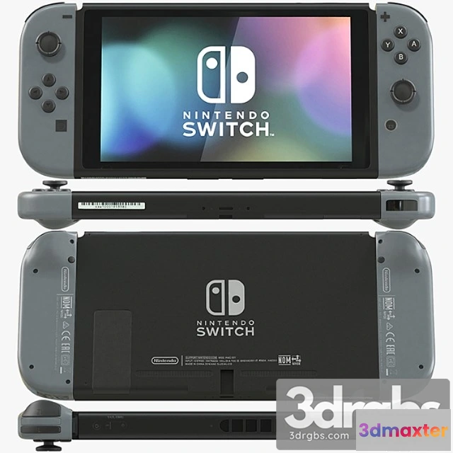 1012528 - Nintendo Switch with Gray Joy Con