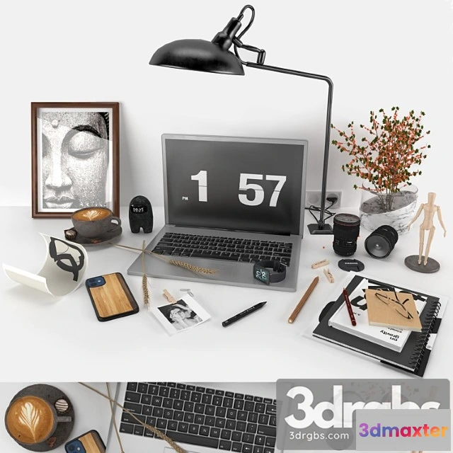 1012586 - Workplace Decorative Set Home Office