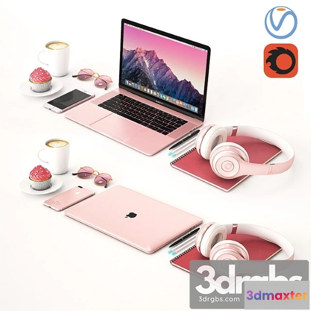 1012588 - Workplace Rose Gold MacBook