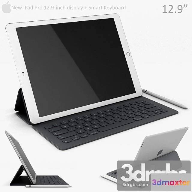 1066072 - Apple ipad pro 12.9 inch with smart keyboard
