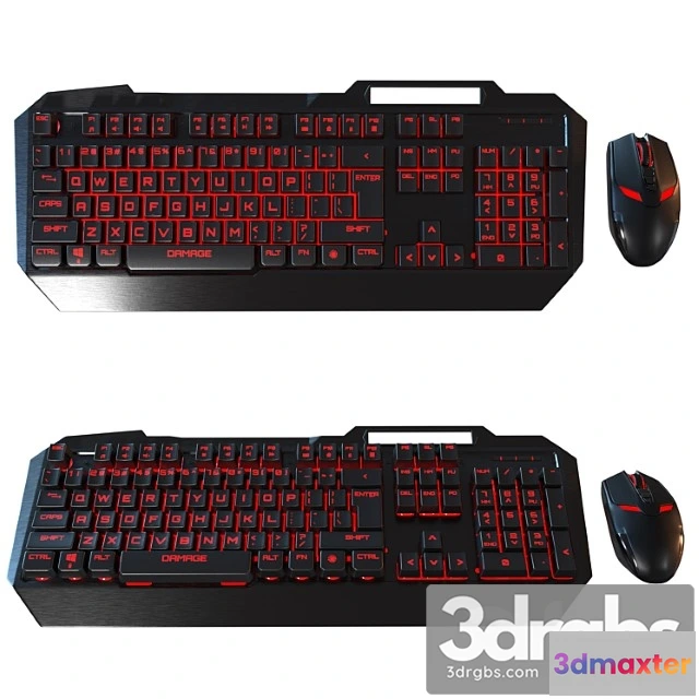 1066114 - Computer mouse + backlit keyboard