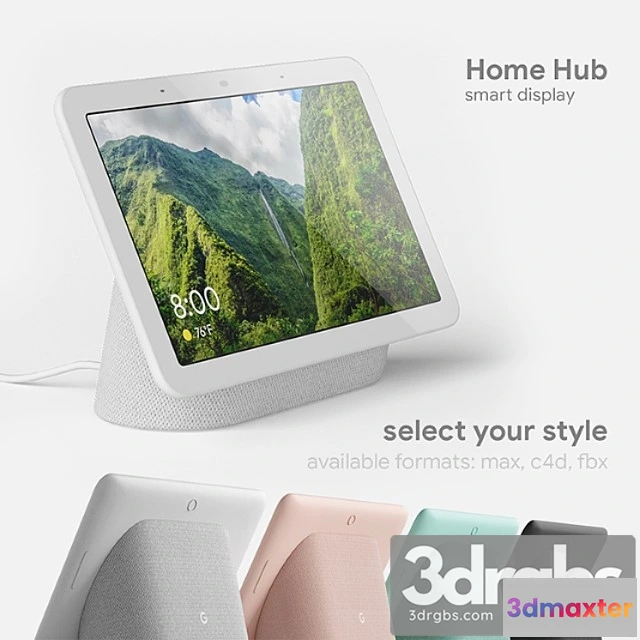 1066166 - Google home hub 4 colors