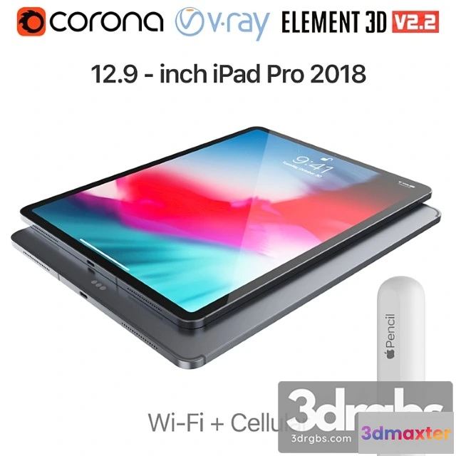 1066190 - Ipad pro 2018 12.9 inch wi-fi + cellular