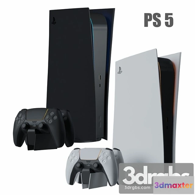 1066274 - Sony playstation 5 console with ps5 gamepad