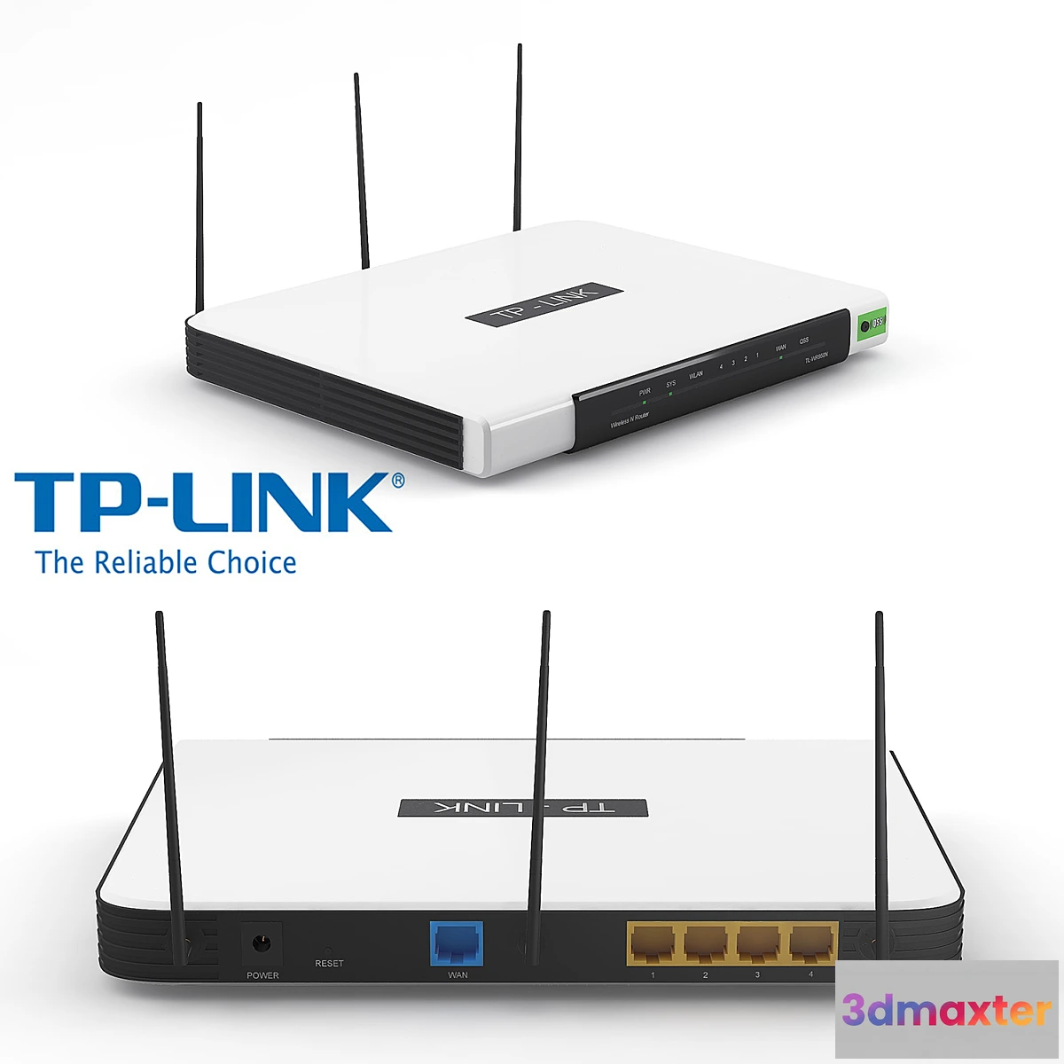1286208 - TP Link Wifi Router 3D Max