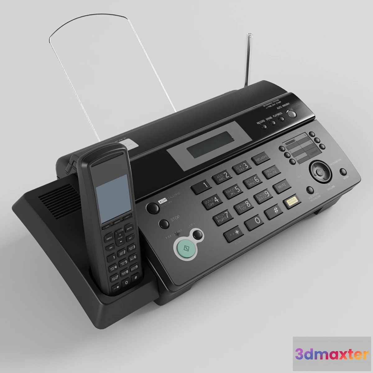 1301242 - Fax Panasonic KX-FC968RUT 3D Max