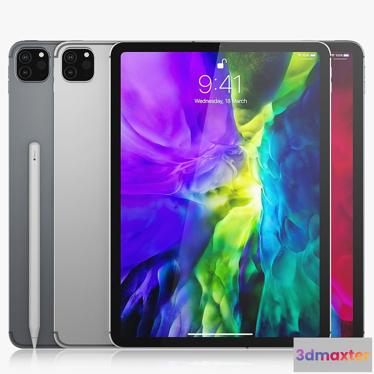 1308766 - Apple iPad Pro 2020 11 inch Wi-Fi + Cellular 3D Max