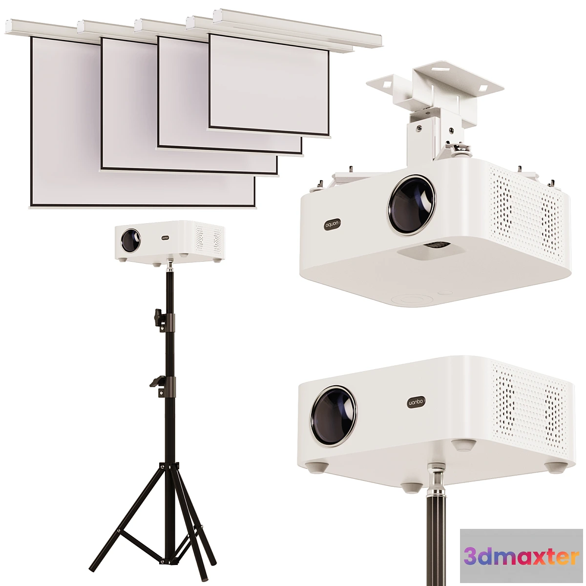 1322338 - Xiaomi wanbo projector and projection screens - No.2 3D Max